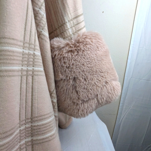 Pia Rossini Soft Blush Chic Urban Cool Luxury Jacket One Size - Picture 4 of 9